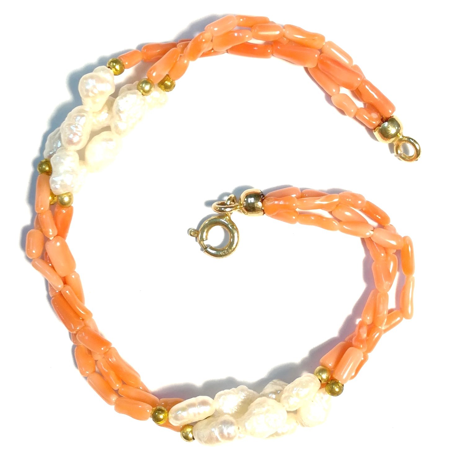 Bracciale In Corallo Rosa Gioielli Romeo